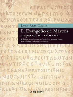 cover image of El Evangelio de Marcos